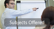 Subjects Offered
